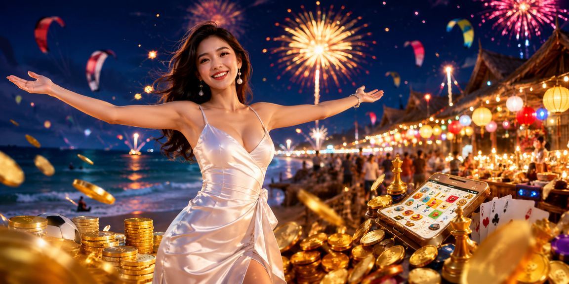 Không gian giải trí casino về đêm tại Mũi Né
